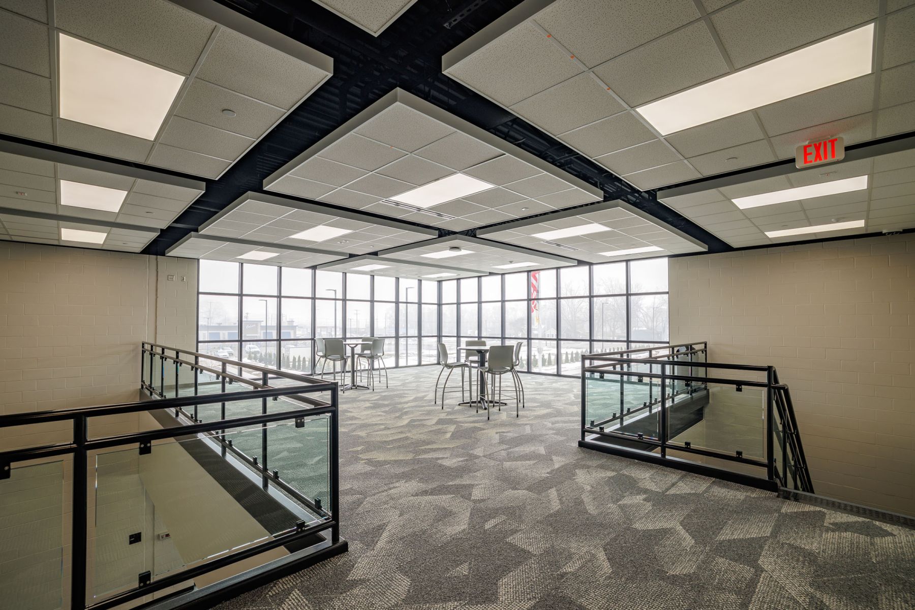 Penn Field House construction details in Mishawaka, IN by R. Yoder Construction